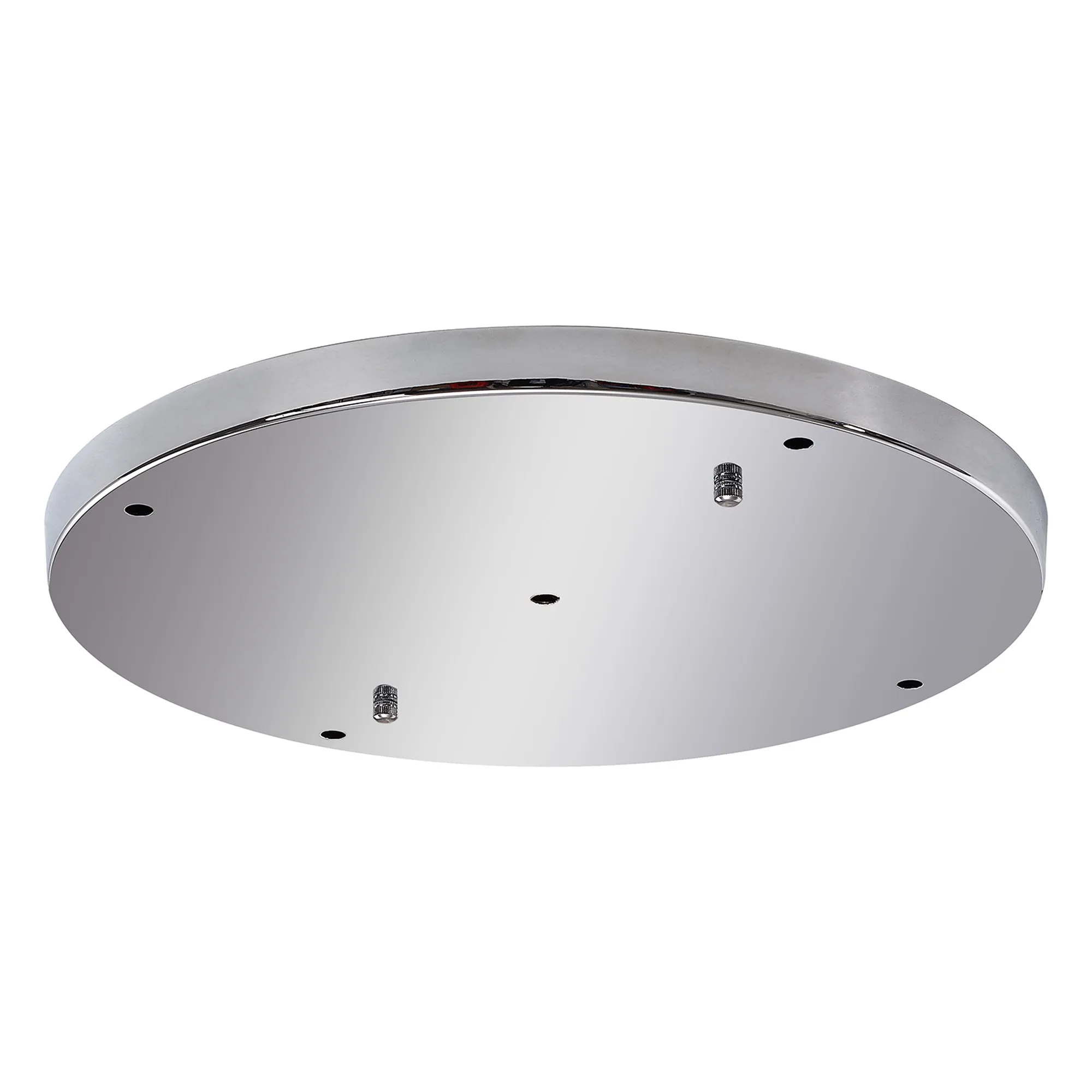 Hayes 5 Hole 40cm Round Ceiling Plate Polished Chrome